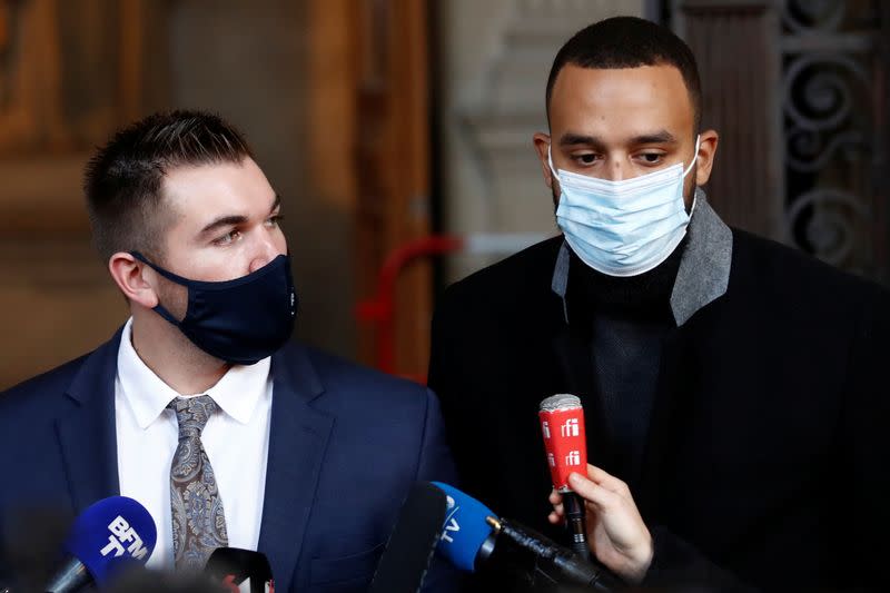 FILE PHOTO: Thalys train attacker, thwarted by Americans, on trial in Paris