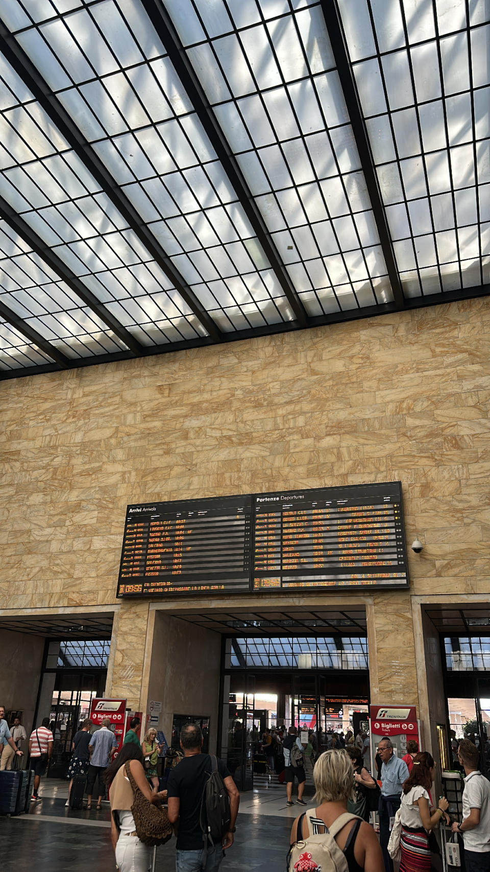 a train station in Florence