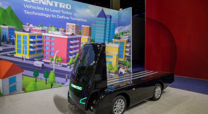 Cenntro Electric Group (CENN) Unveils its iChassis Autonomous Driving Vehicle at CES 2022