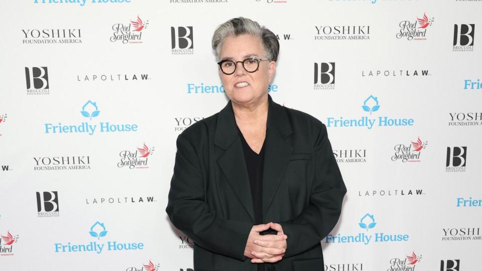 PHOTO: In this Oct. 28, 2023, file photo, Rosie O'Donnell attends an event in Beverly Hills, Calif. (Monica Schipper/Getty Images, FILE)