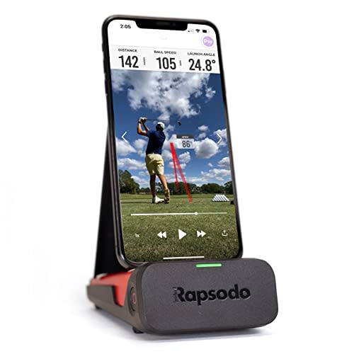 Rapsodo Mobile Launch Monitor for Golf Indoor and Outdoor Use with GPS Satellite View and Profe…