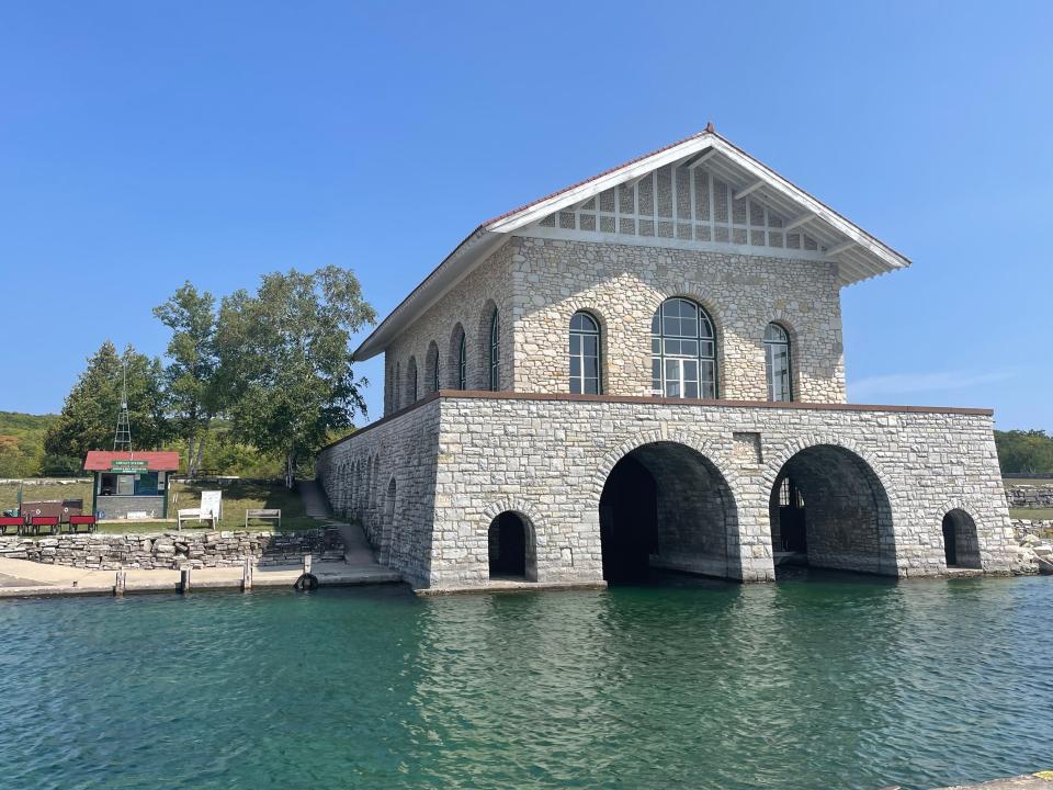 The Great Hall and Boathouse on Rock Island are now on the National Register of Historic Places.