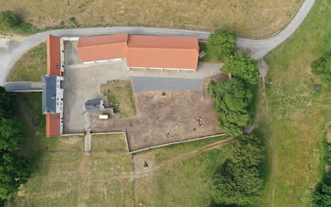 The site of the Mont St Jean field hospital today. - Credit: Matt Weston/Aerial Images