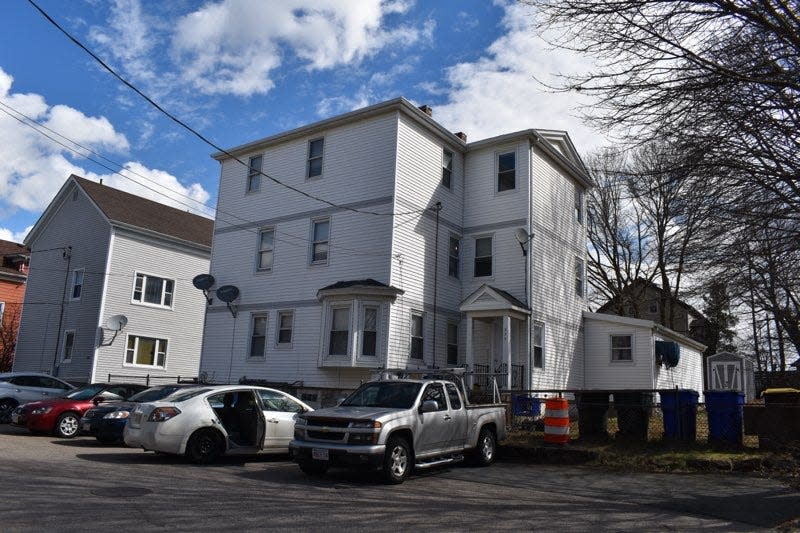 The rooming house at 234 Tripp St. in Fall River where Pedro Fernando Orellano Alvarado is accused of stabbing Joseph Bump, who died of his injuries.