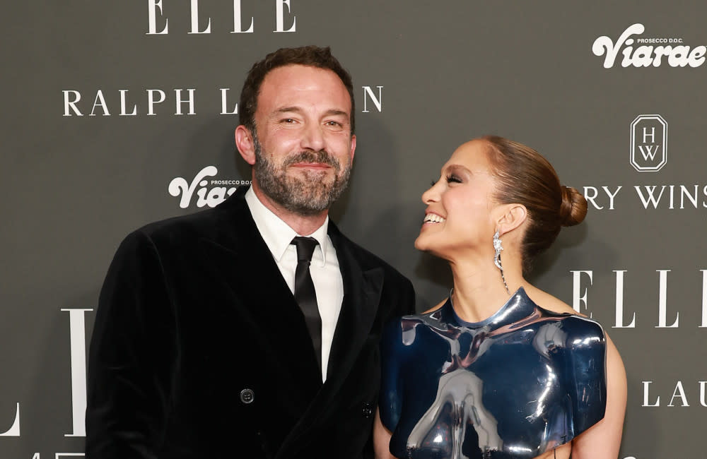 Jennifer Lopez and Ben Affleck - Dec 2023 - Elle's 2023 Women in Hollywood - Getty
