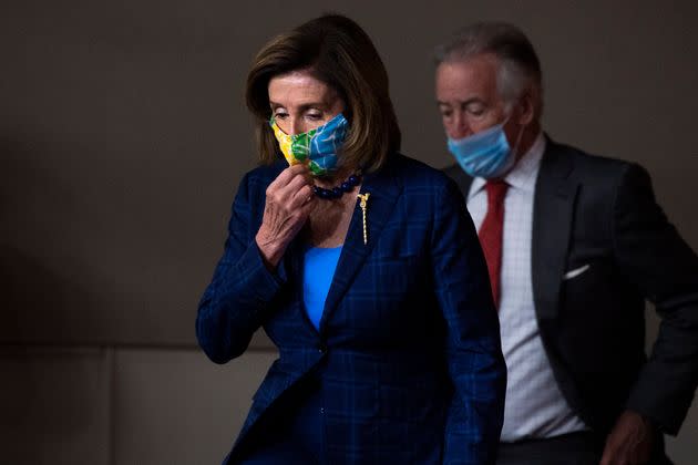 Speaker of the House Nancy Pelosi (D-Calif.) and Rep. Richard Neal (D-Mass.) arriving at the Capitol in July. House Democrats are suggesting changes to President Joe Biden's tax plan. (Photo: Tom Williams via Getty Images)