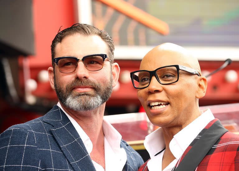 RuPaul y su esposo Georges LeBar