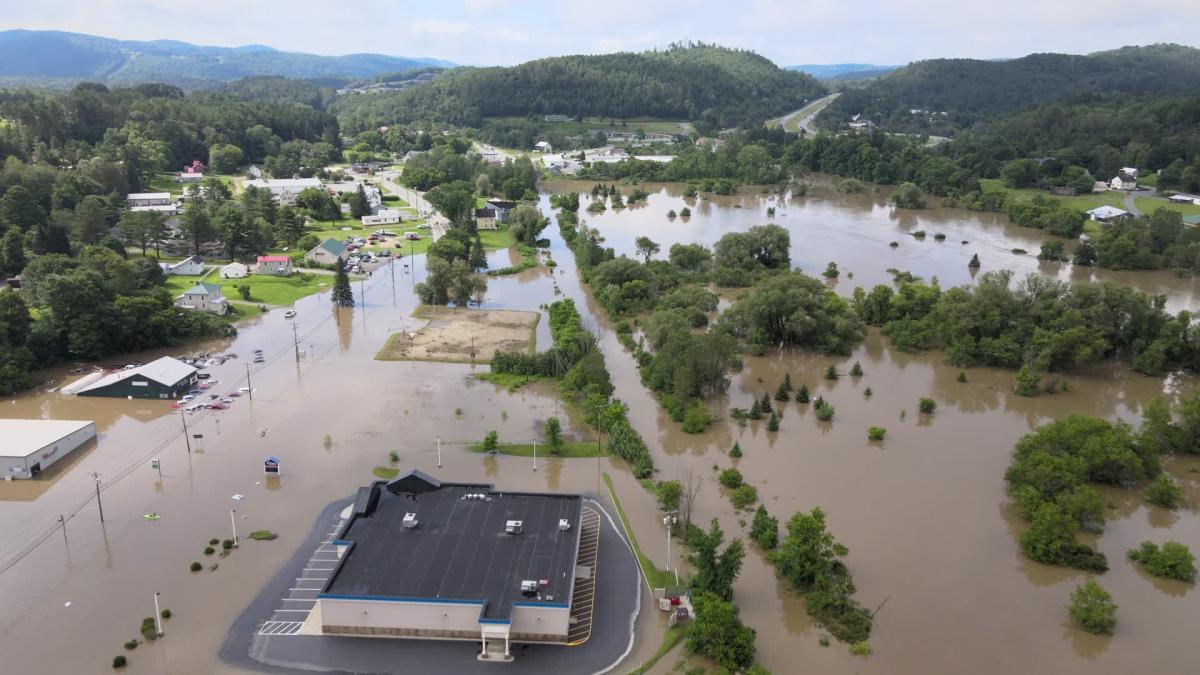 Vermont flash flooding: Lyndonville