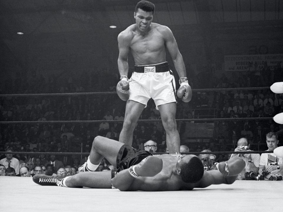 Muhammad Ali defeated Sonny Liston in 1965.