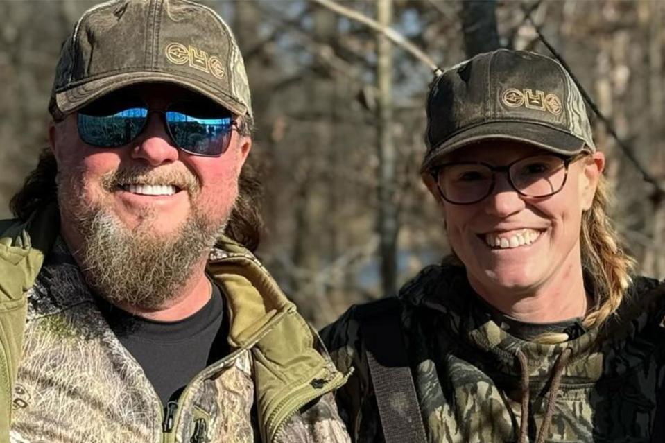 Ford with his wife Megan during a recent hunting trip. coltfordmusic/Instagram