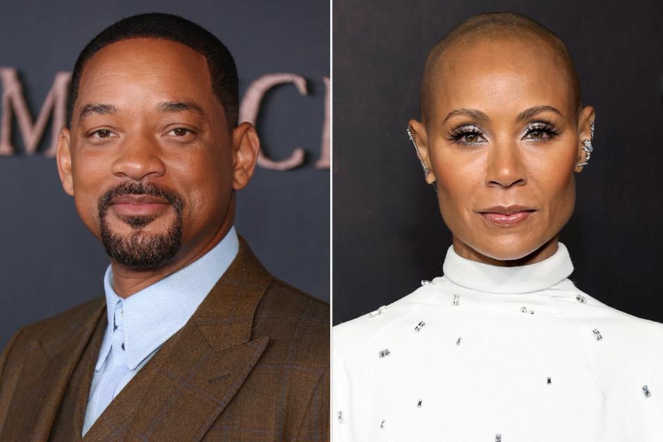 Will Smith arrives at the European premiere of "Emancipation"; Jada Pinkett Smith attends Apple Original Films' "Emancipation"