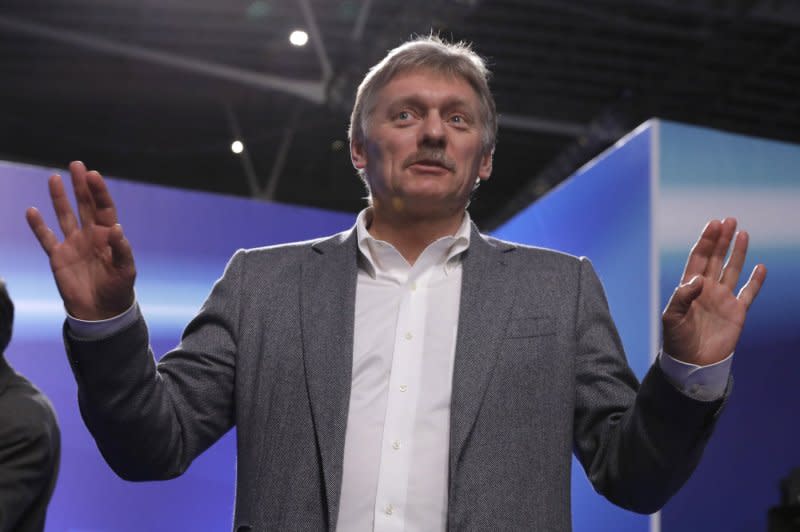 Kremlin spokesman Dmitry Peskov on Friday told reporters that comments made by former British PM David Cameron constitute "a direct escalation of tension around the Ukrainian conflict, which would potentially pose a threat to European security." File Photo by Yuri Gripas/UPI