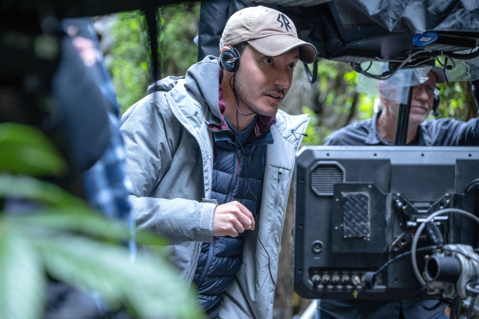 Director Wes Ball in action.