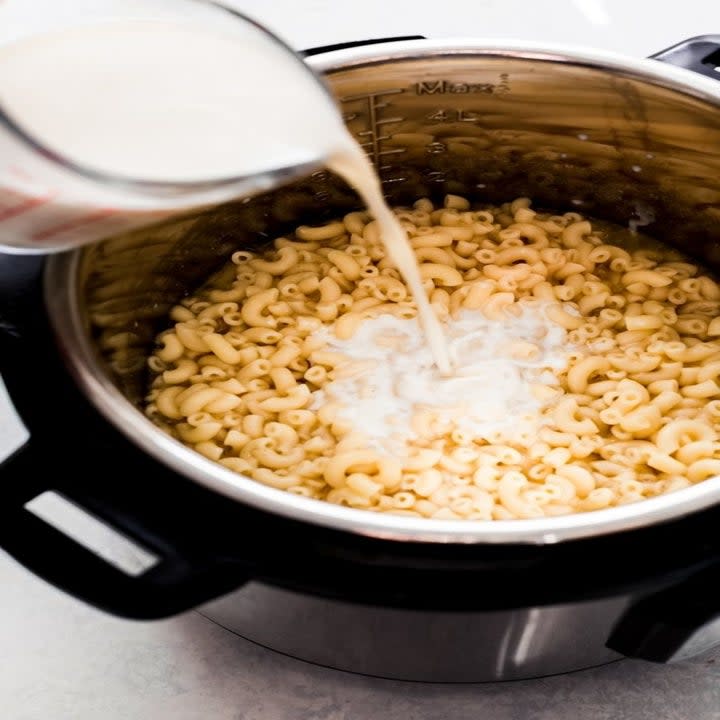 Macaroni + butter + cheese + milk + spices = the easiest macaroni and cheese you'll ever make.Recipe: Five-Ingredient Mac and Cheese