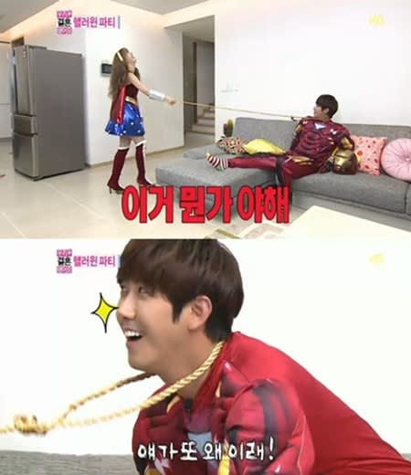 Han Sun Hwa & Kwang Hee turn into Wonder Woman & Iron Man