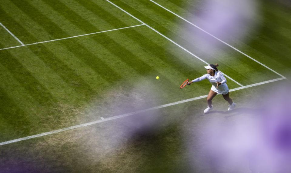 Wimbledon has been quieter than usual as it returns to full capacity in 2022 (Steven Paston/PA) (PA Wire)