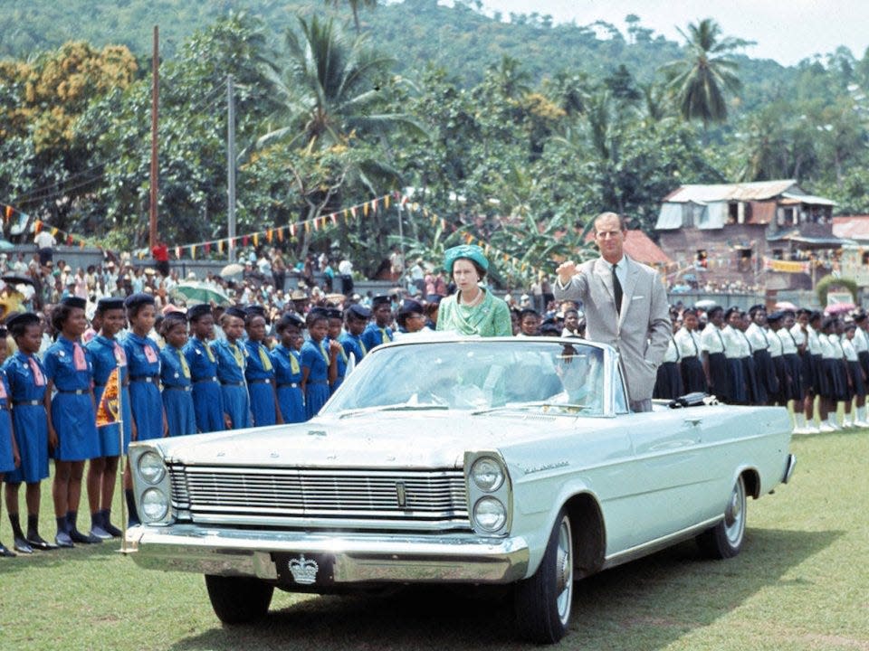 Queen and Prince Philip visit St. Lucia