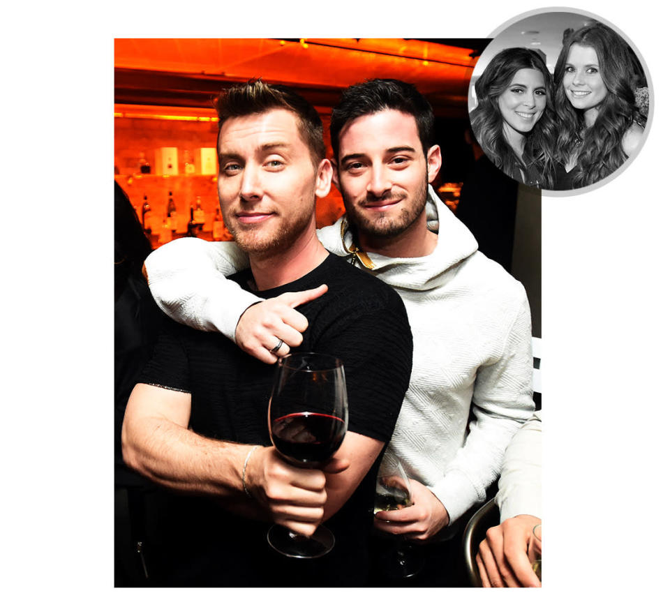 Lance Bass & Michael Turchin, officiated by Jamie-Lynn Sigler and JoAnna Garcia