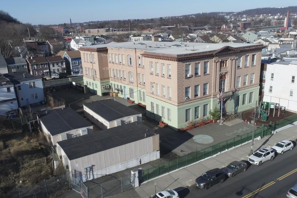 Public School No. 3 is one of seven built before the turn of the century, constructed in 1899, located on Main St in Paterson, N.J. on Tuesday Jan. 24, 2023. The City of Paterson has been trying to demolish School 3 since at least 1960.