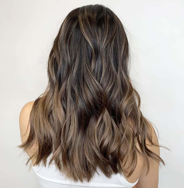 11) This Blended Ash-Brown Hair