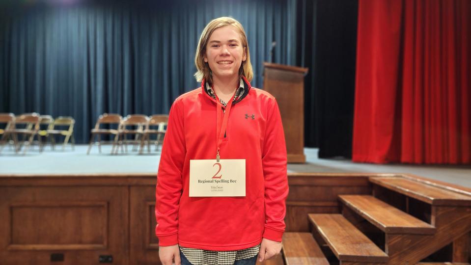 Jensen Betzen from Randall Junior High School was the runner-up in the 2023 Regional Spelling Bee, held Saturday at Tascosa High School in Amarillo.