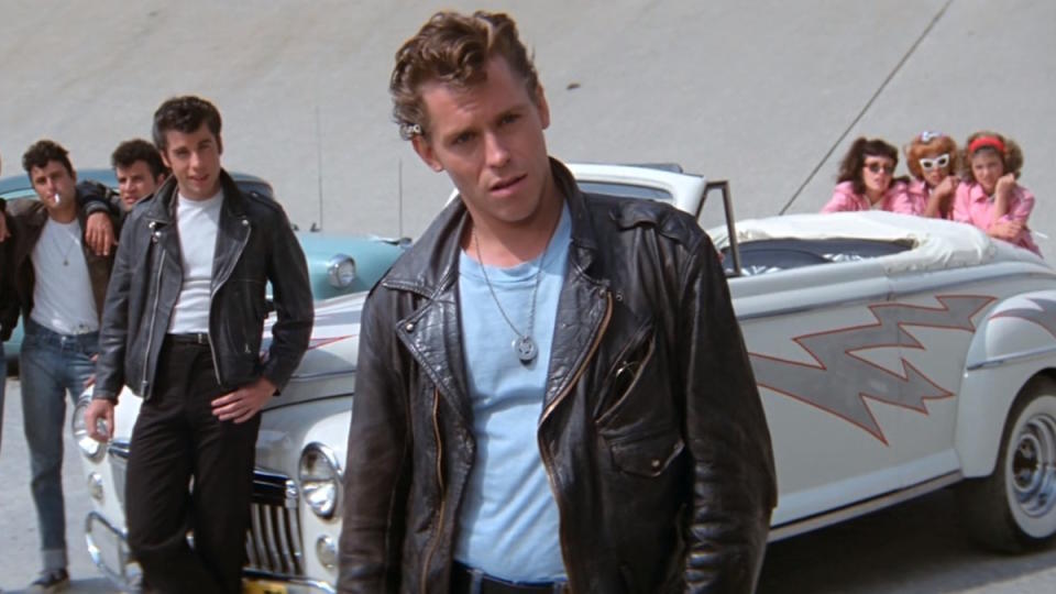 The heroes of Grease get ready to race Greased Lightning