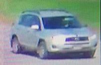 A grey 2011 Toyota Rav 4 which police say is being driven by Kam McLeod and Bryer Schmegelsky is seen in a photo issued by the RCMP