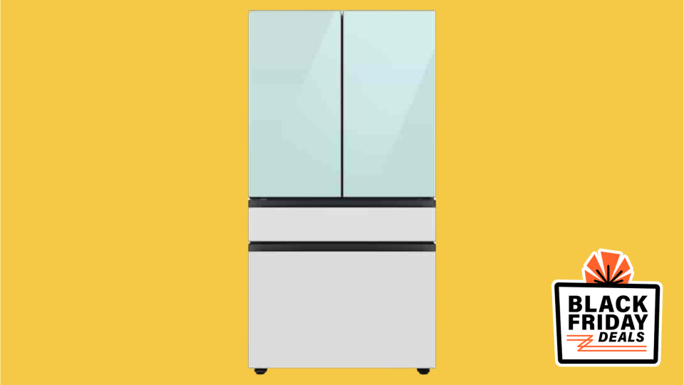 Shop huge Cyber Week discounts across the web on Samsung Bespoke appliances, including refrigerators.