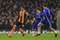 <p>Omar Elabdellaoui makes his first appearance for Hull </p>