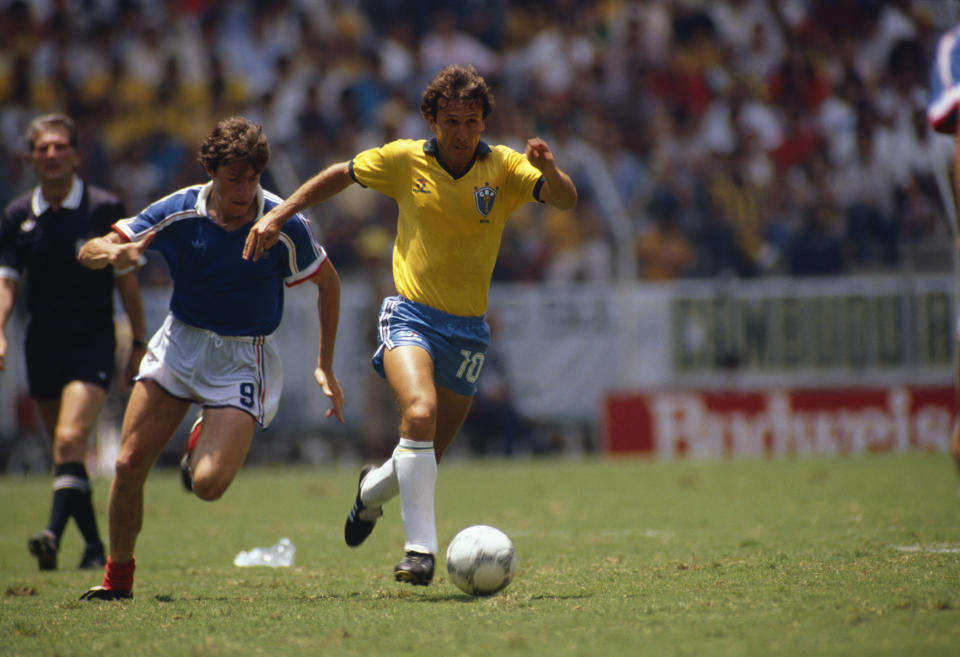 Zico es considerado uno de los mejores futbolistas brasileños de la historia (Foto de: Jean-Yves Ruszniewski/TempSport/Corbis/VCG via Getty Images)