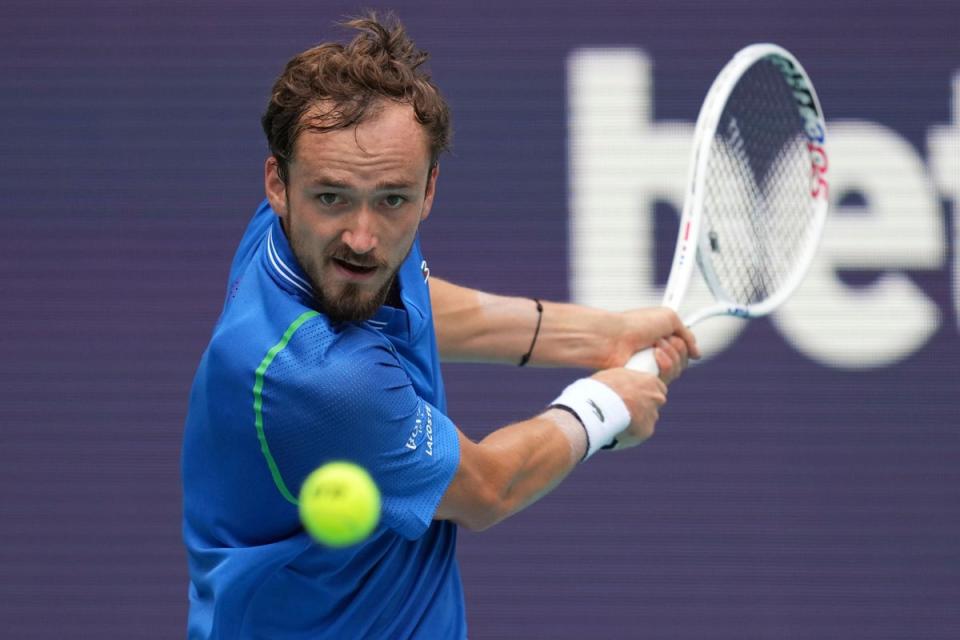 Daniil Medvedev is happy to be going back to Wimbledon (Jim Rassol/AP) (AP)