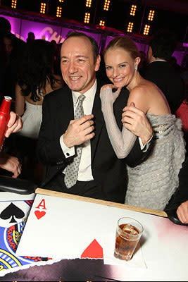 Kevin Spacey and Kate Bosworth at the Las Vegas premiere of Columbia Pictures' 21