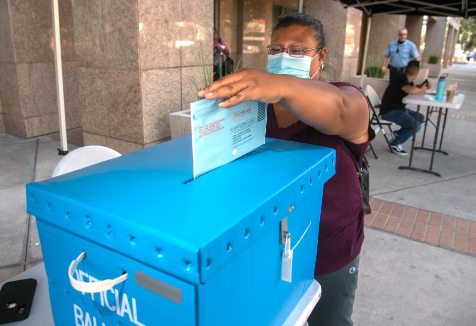 Mail-in ballots must be postmarked by June 7 at the latest and be received by the county Registrar of Voters within three days of the election. The county has 19 certified drop box locations, but voters can also simply stick their ballot in the mailbox.