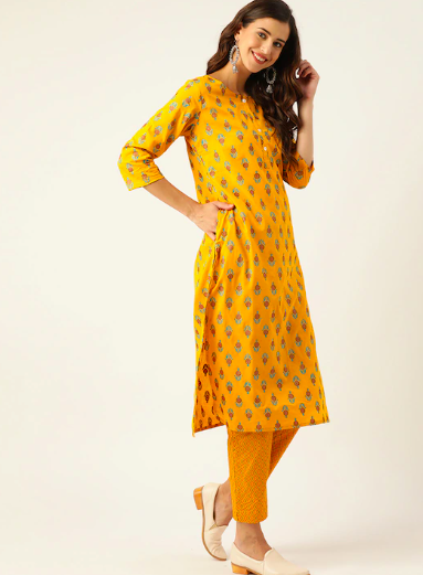 Myntra sale, upto 80% off: Comfy kurta & trouser sets for a WFH attire