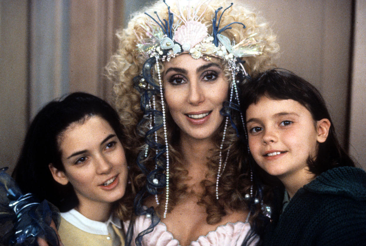 Winona Ryder, Cher, Christina Ricci in publicity portrait for the film 'Mermaids', 1990. (Photo by Metro-Goldwyn-Mayer/Getty Images)