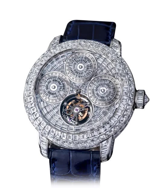 most expensive watches in the world, Jacob & Co Caviar Tourbillion World Timer Watch, jay-z, jay-z watch, jay-z Jacob & Co Caviar Tourbillion World Timer Watch, auctioned watch, jay-z auction