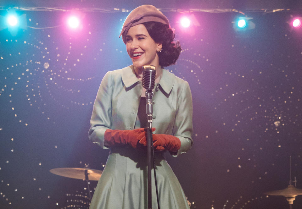 Midge Maisel in "The Marvelous Mrs. Maisel"