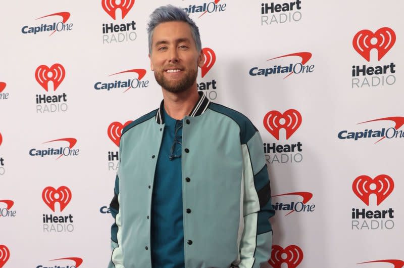 Lance Bass arrives for the iHeartRadio Music Festival at T-Mobile Arena in Las Vegas on September 22. Photo by James Atoa/UPI