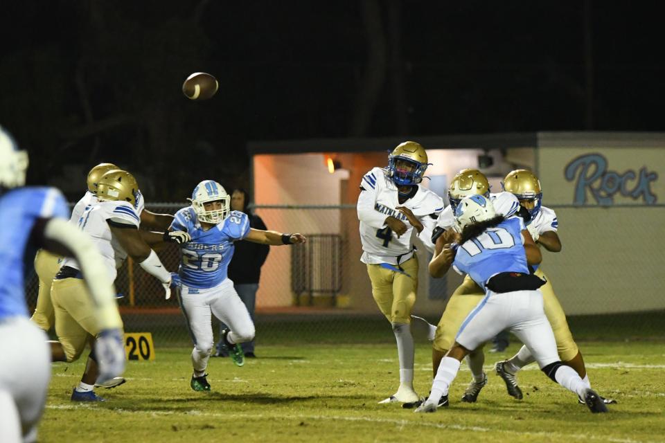 Mainland senior quarterback Damarcus Creecy was named Class 3S Player of the Year by the Florida Dairy Farmers.