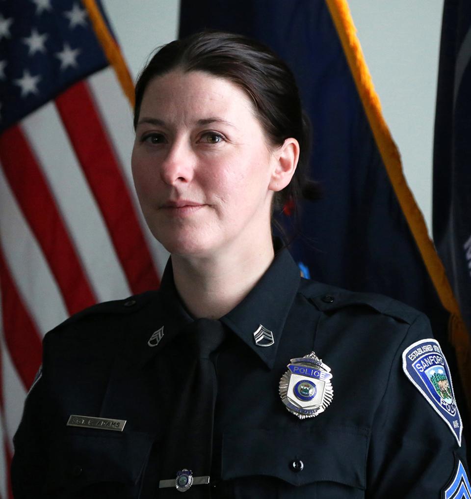 Sanford police Sgt. Colleen Adams has been chosen as the USA Today Network's 2023 Maine Woman of the Year.