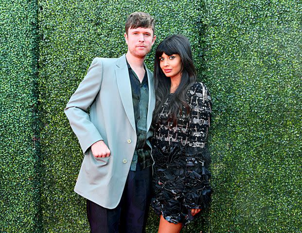 Emma McIntyre/Getty James Blake and Jameela Jamil