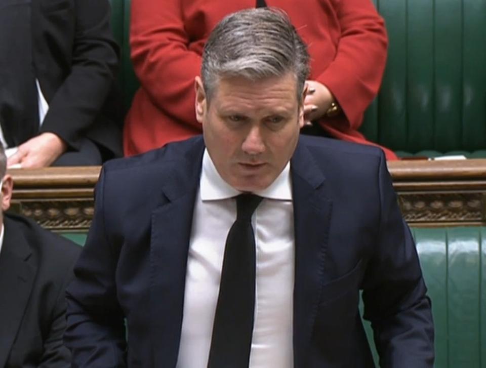 Sir Keir Starmer has tested positive for Covid-19 (House of Commons/PA) (PA Wire)
