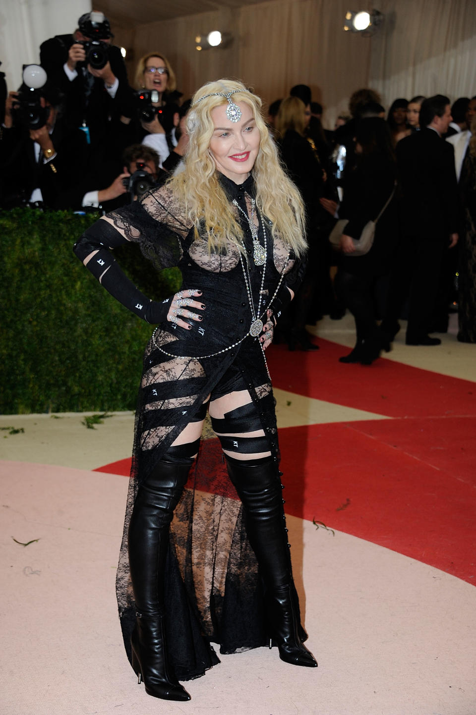 Madonna was criticized for her appearance at the 2016 Met Gala. (Photo: Getty Images)