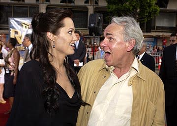 Angelina Jolie and Jan De Bont at the LA premiere of Paramount's Lara Croft Tomb Raider: The Cradle of Life