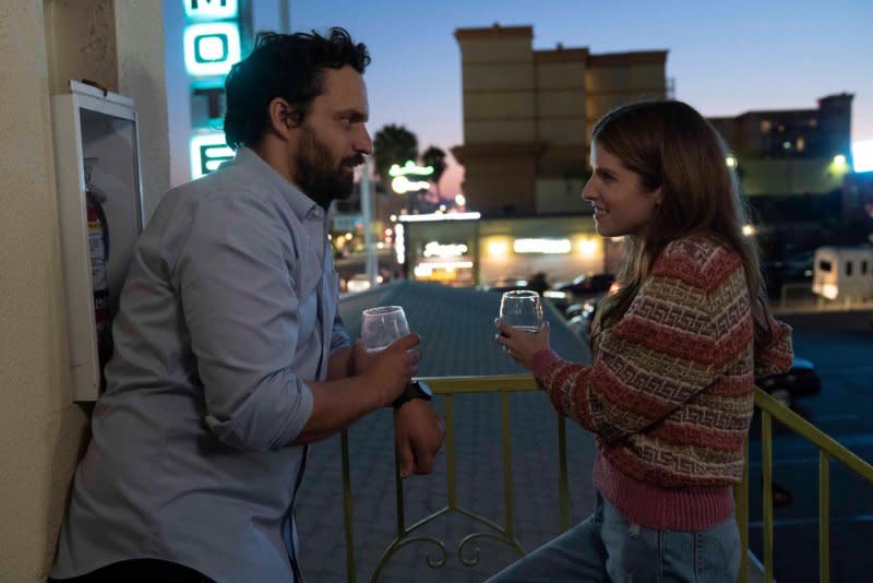 Tommy (Jake Johnson) meets Maddy (Anna Kendrick) while on the run from game show assassins. Photo courtesy of Hulu
