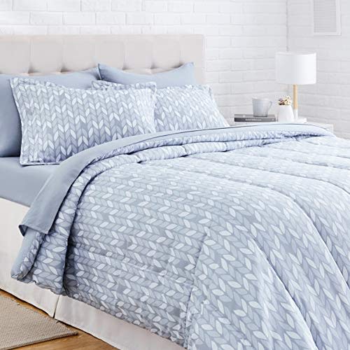 Utopia Bedding Printed Comforter Set (Queen, Grey) with 2 Pillow Shams -  Luxurio