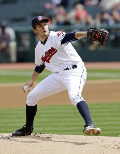 Trevor Bauer, good again. (AP Photo/Tony Dejak)