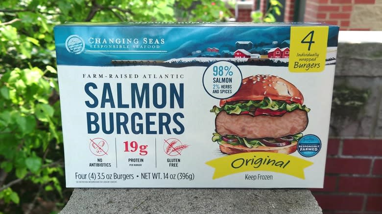 Whole Foods salmon burgers