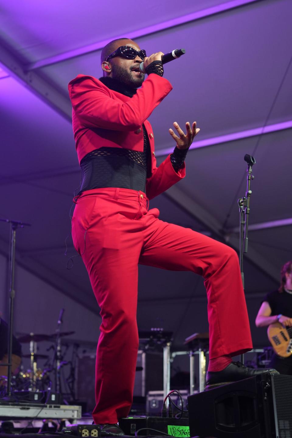 Genesis Owusu performs at Austin City Limits Music Festival in Austin, TX on October 7, 2022.