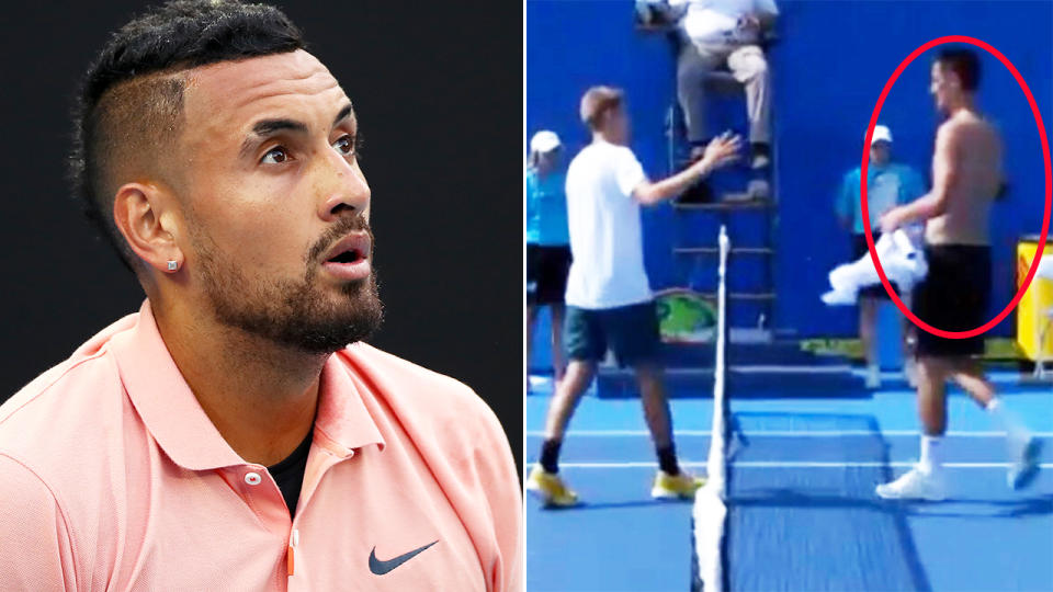 Nick Kyrgios and Bernard Tomic, pictured here at the Delray Beach Open.